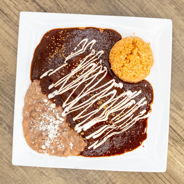 Mole Enchiladas.